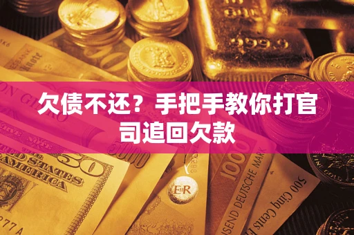 武汉欠债不还？手把手教你打官司追回欠款