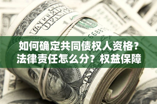 武汉如何确定共同债权人资格？法律责任怎么分？权益保障技巧揭秘！