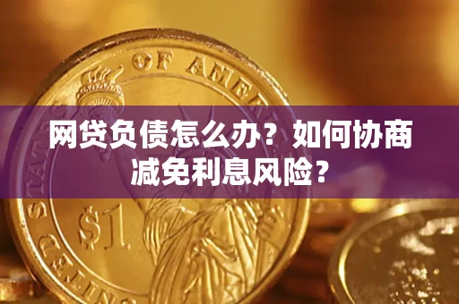 武汉网贷负债怎么办？如何协商减免利息风险？