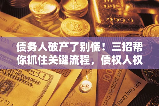 武汉债务人破产了别慌！三招帮你抓住关键流程，债权人权益不再缩水
