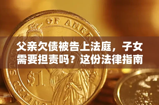 武汉父亲欠债被告上法庭，子女需要担责吗？这份法律指南必须看完