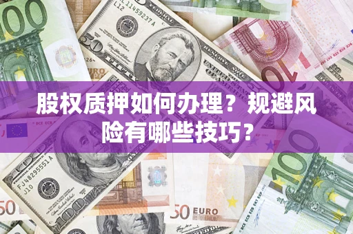 武汉股权质押如何办理？规避风险有哪些技巧？