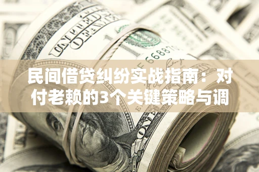 武汉民间借贷纠纷实战指南：对付老赖的3个关键策略与调解盲区解析