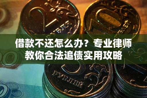 武汉借款不还怎么办？专业律师教你合法追债实用攻略