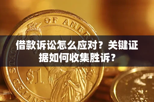 武汉借款诉讼怎么应对？关键证据如何收集胜诉？